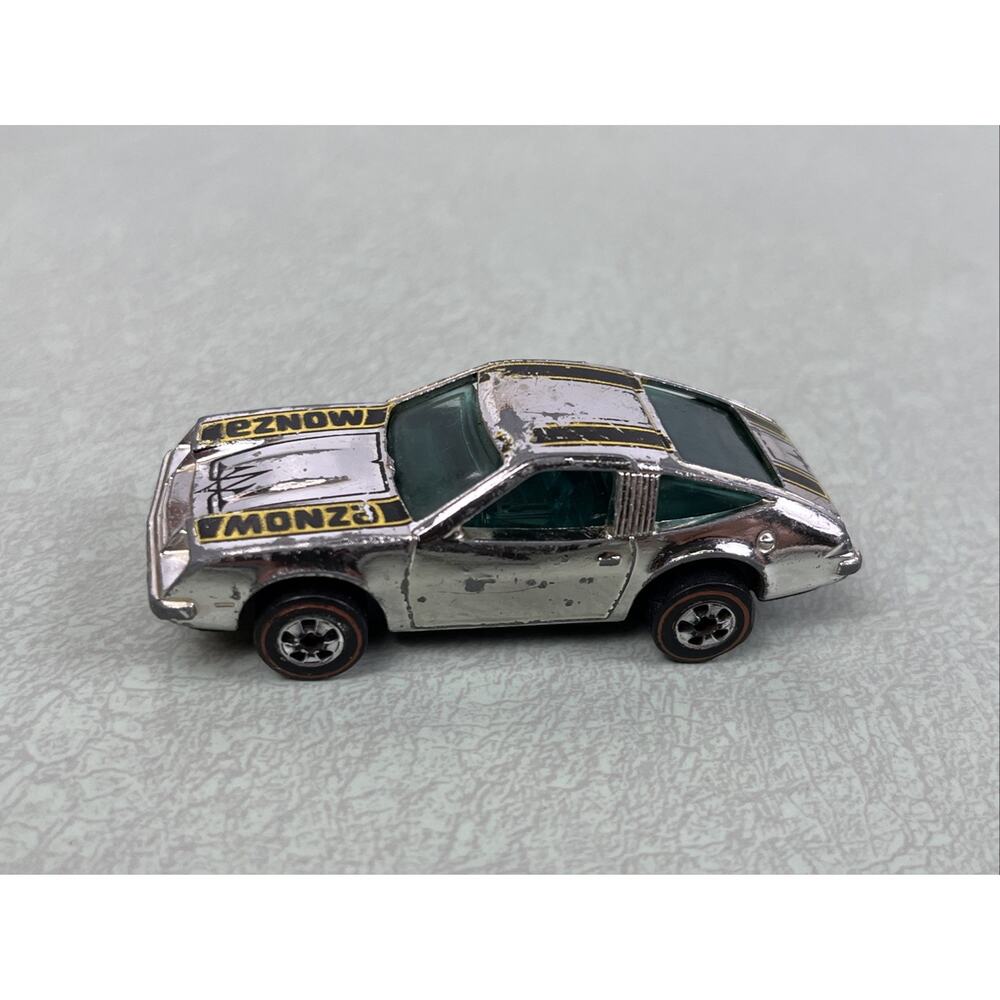 Vintage Hot Wheels 1974 Redline Chevy Monza 2+2 Chrome Car